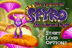 The Legend of Spyro - The Eternal Night Title Screen